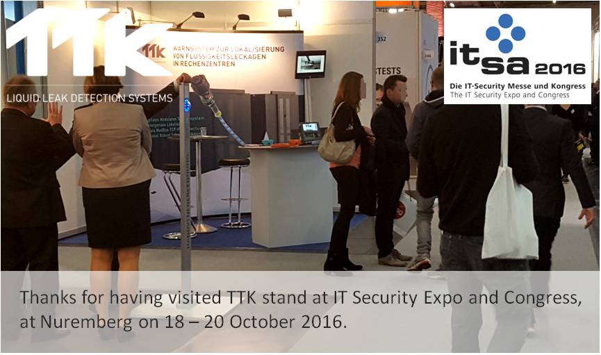 Thanks for having visited TTK at IT Security Expo and Congress – Nuremberg